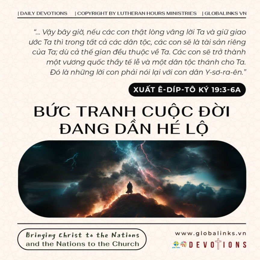 BỨC TRANH CUỘC ĐỜI ĐANG DẦN HÉ LỘ